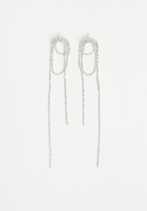 Superbalist - Davina statement earrings - silver