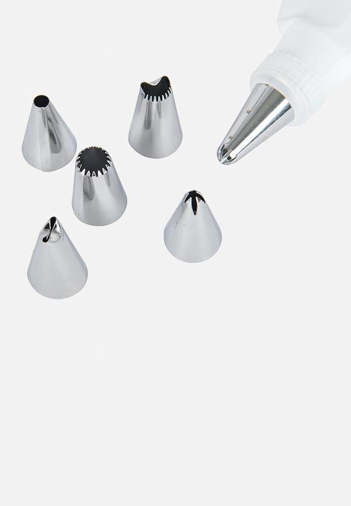 Kitchen Craft - Icing Starter Kit set of 8 - white