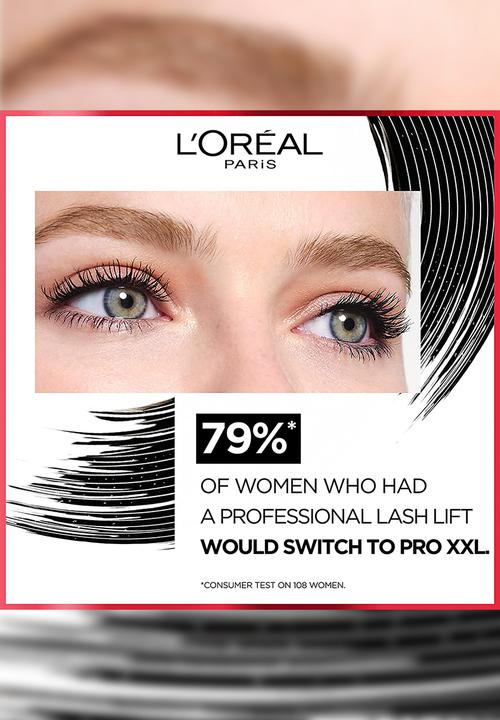 L'Oreal Paris - Pro XXL Lash Lift Volume and Lifting Mascara - Black 01
