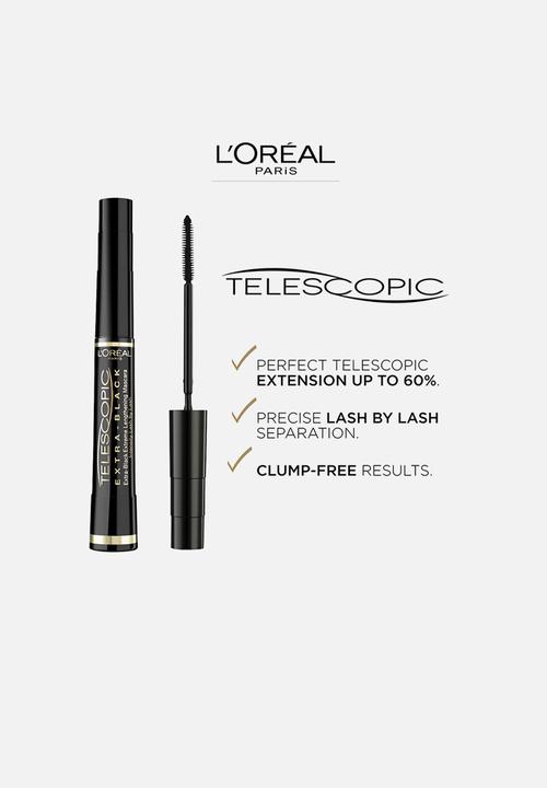 L'Oreal Paris - Telescopic Carbon Black Mascara - Extra Black