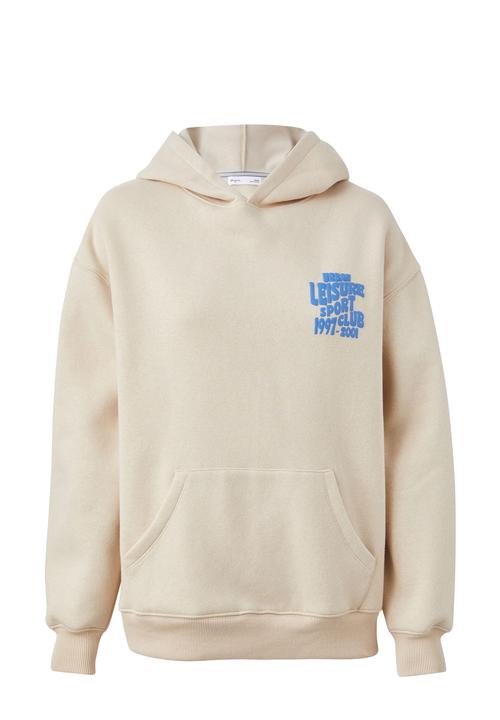 Supré  - Paige oversized printed hoodie - beige buff/urban leisure
