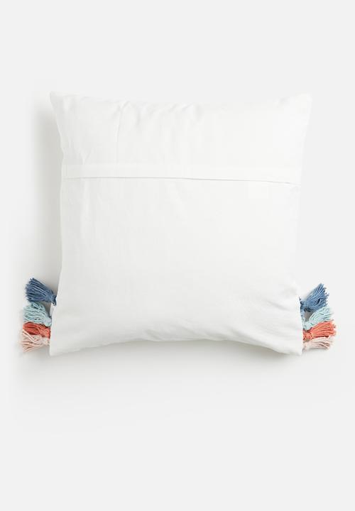 Sixth Floor - Rainbow tufted cushion cover - multi