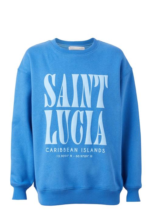 Supré  - Tonya oversized crew jumper - true blue/saint lucia
