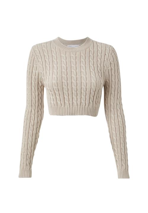 Supré  - Vinnie cable knit jumper - london beige