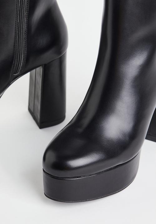 H&M - Platform boots - black