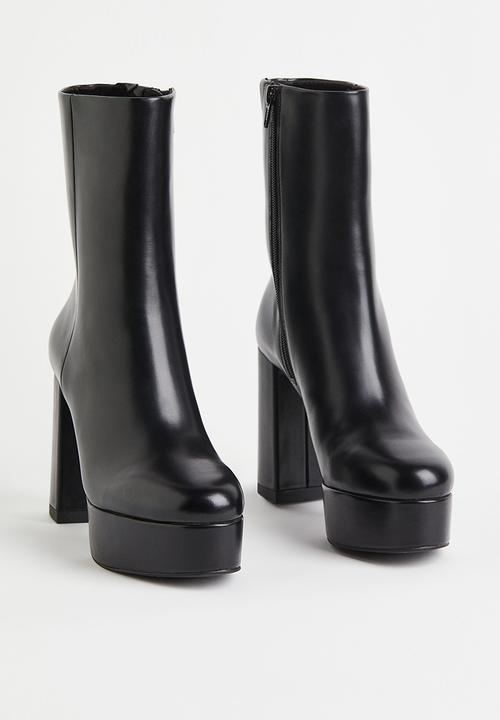 H&M - Platform boots - black