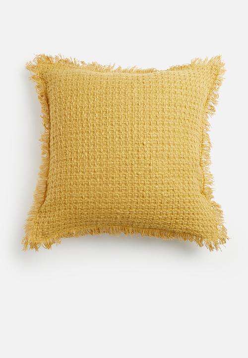 Sixth Floor - Alia cushion cover - mustard