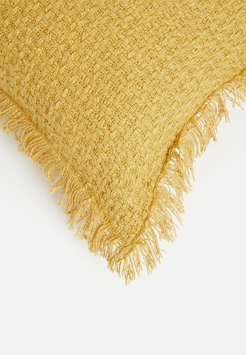 Sixth Floor - Alia cushion cover - mustard