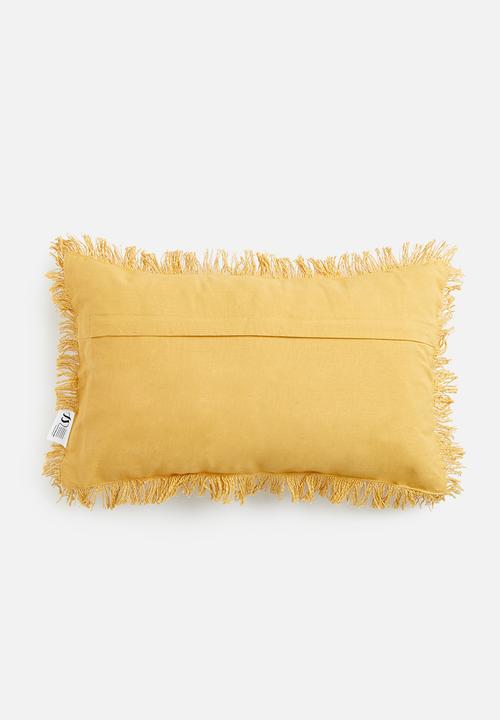 Sixth Floor - Alia cushion cover - mustard