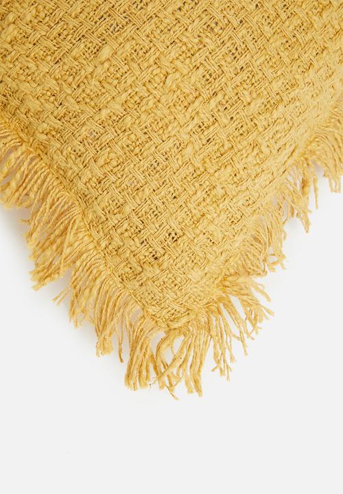 Sixth Floor - Alia cushion cover - mustard