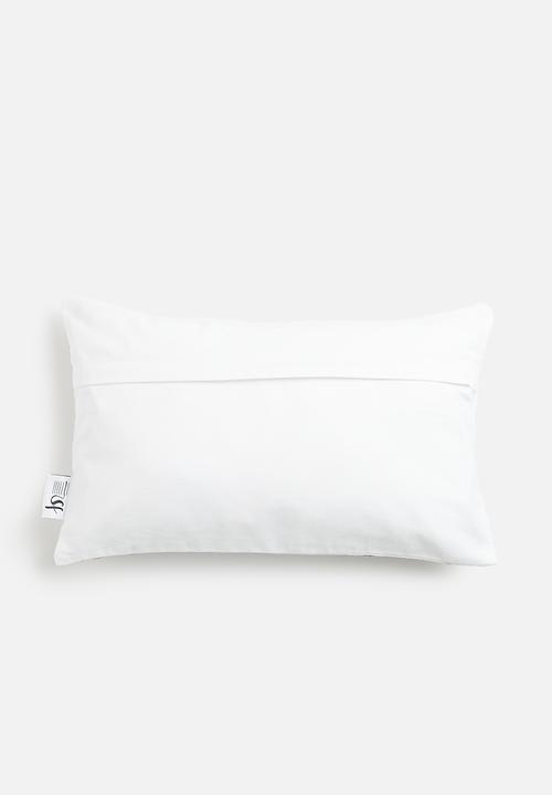 Sixth Floor - Lucio tufted cushion cover - blue