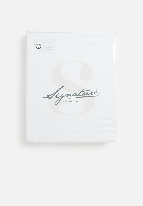 Sheraton Textiles - 600tc Egyptian Cotton fitted sheet - white