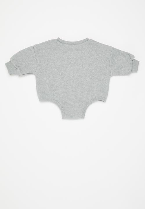 Nike - Nkn e1d1 crew romper - dark grey heather