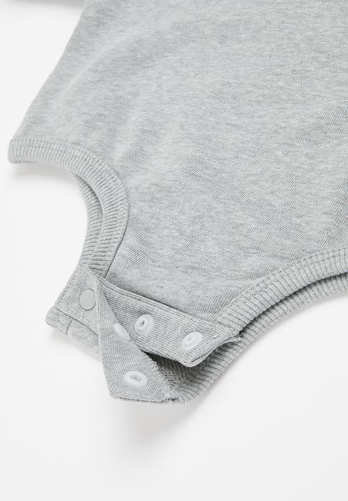 Nike - Nkn e1d1 crew romper - dark grey heather