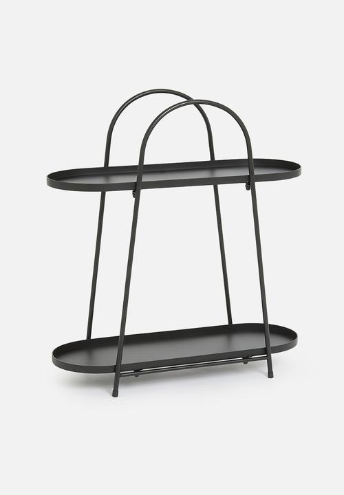 H&S - Silo side table- black