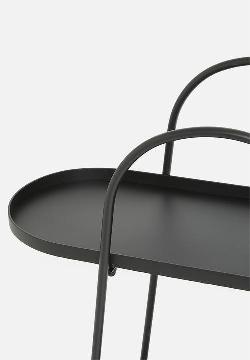 H&S - Silo side table- black