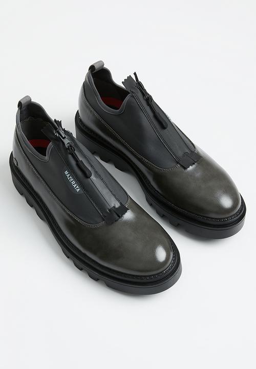 MAZERATA - Vinchey 3 leather lycra V2 - grey