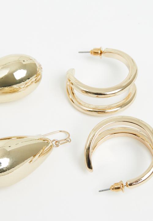 Superbalist - Frankie earring pack - gold