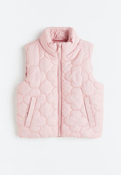 H&M - Puffer gilet - light pink