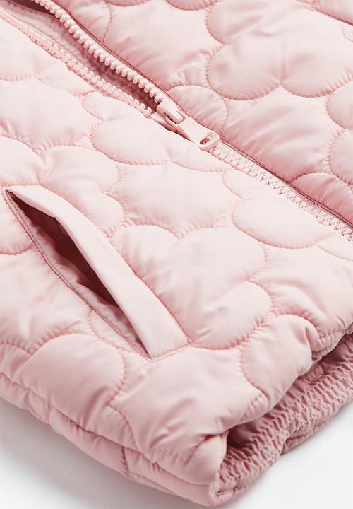 H&M - Puffer gilet - light pink