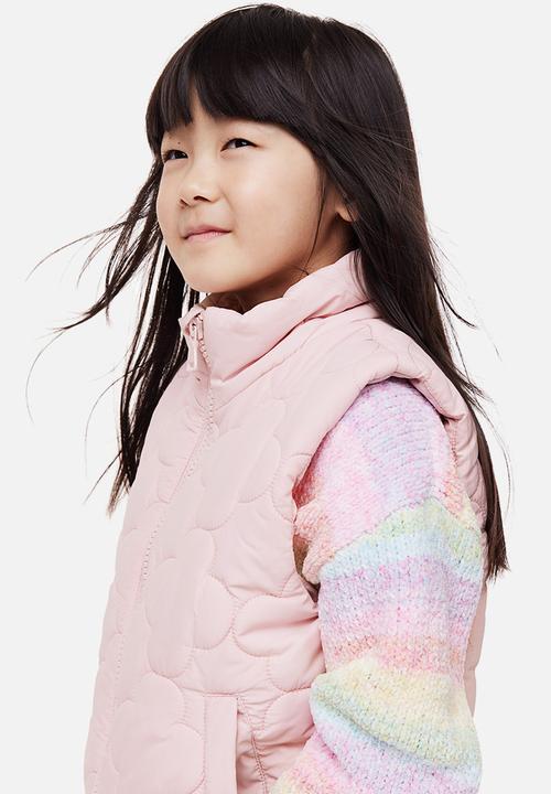 H&M - Puffer gilet - light pink