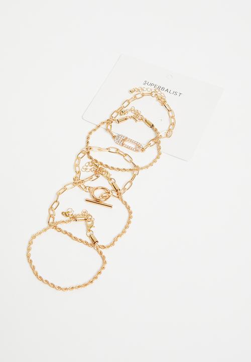 Superbalist - Poppy bracelet set - gold