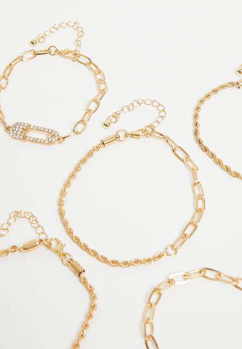 Superbalist - Poppy bracelet set - gold