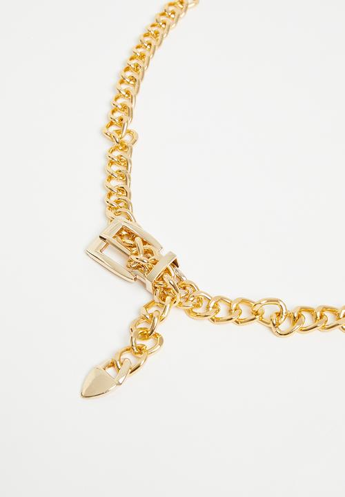 Superbalist - Ricky chain belt - gold
