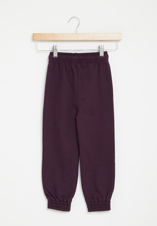 Pop Candy - Girls upstyled joggers - purple