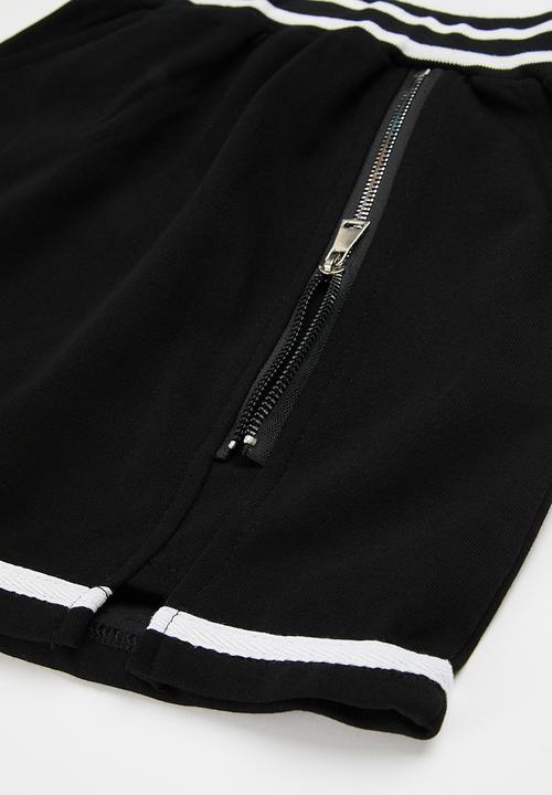 Pop Candy - Baseball jacket & skirt set - black 