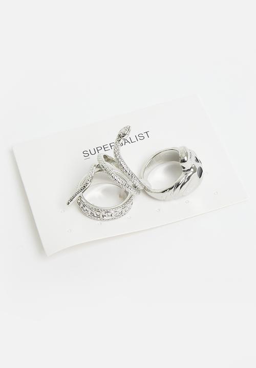 Superbalist - Noel ring set - silver