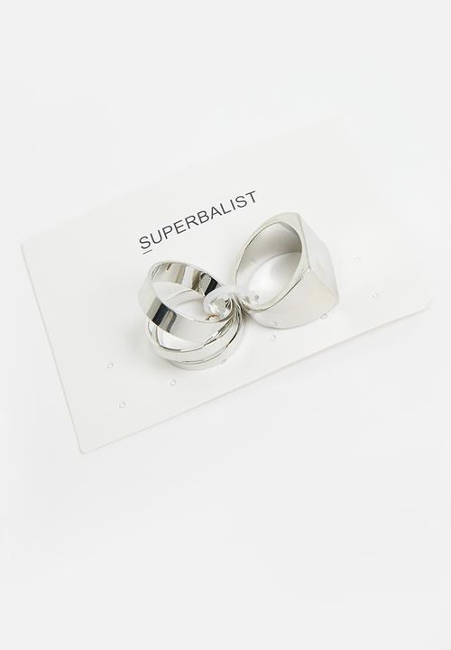 Superbalist - Orion ring set - silver