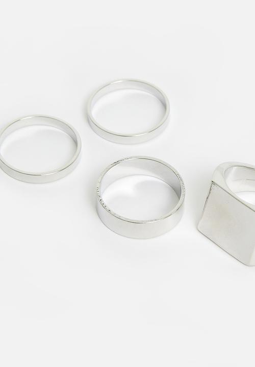 Superbalist - Orion ring set - silver