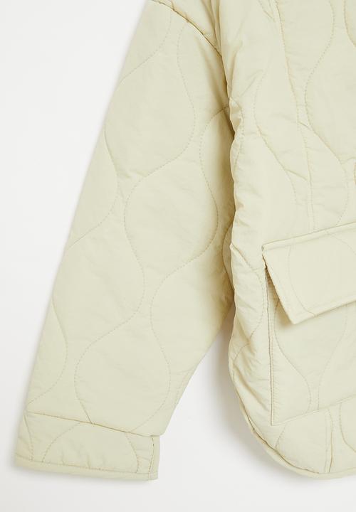 Pop Candy - Quilted jacket - off white