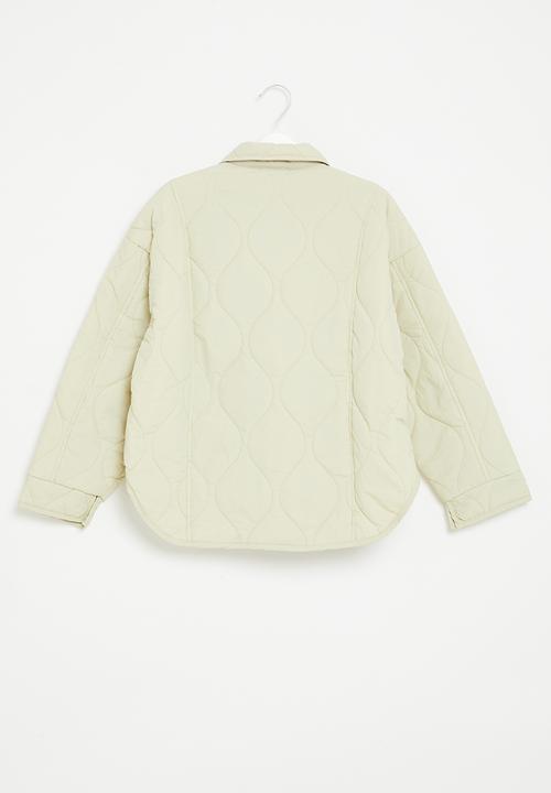 Pop Candy - Quilted jacket - off white