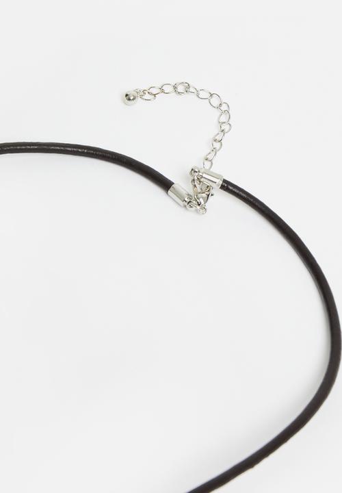 Superbalist - Ryan rope necklace - black