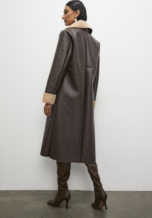 Superbalist - Shirling coat - choc