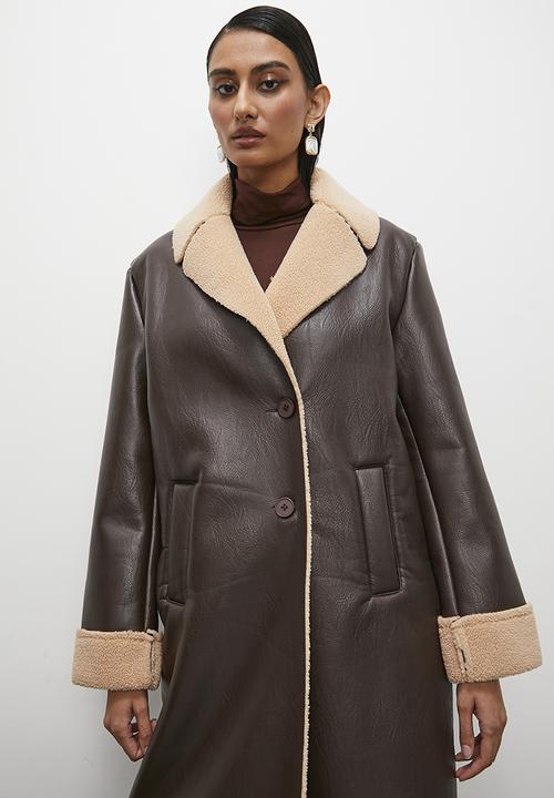 Superbalist - Shirling coat - choc