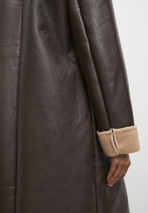 Superbalist - Shirling coat - choc