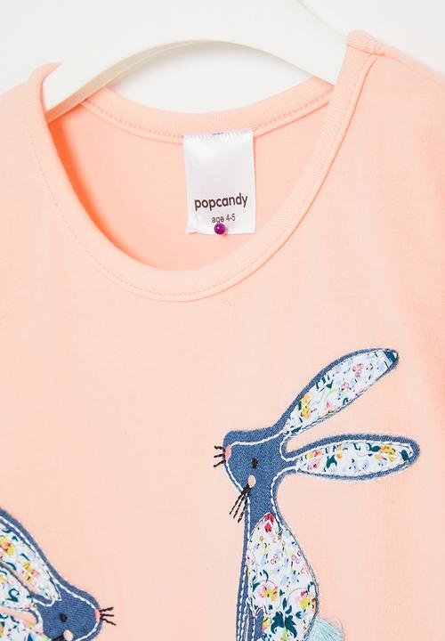 Pop Candy - Rabbit long sleeve tee - pink