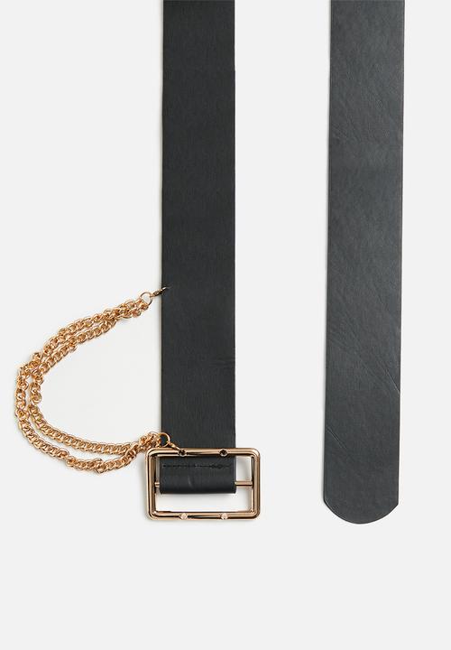 Superbalist - Zandi pu belt - black