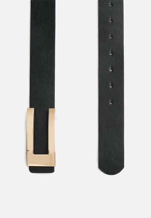 Superbalist - Belinda pu belt - black