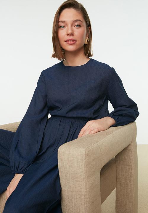 Trendyol - Modest wide leg jumpsuit - navy