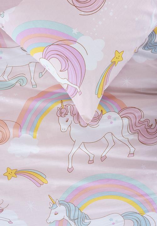 Linen House - Rainbow dream duvet cover set - multi