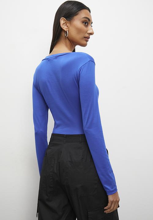 Superbalist - Scoop neck tee - bright blue