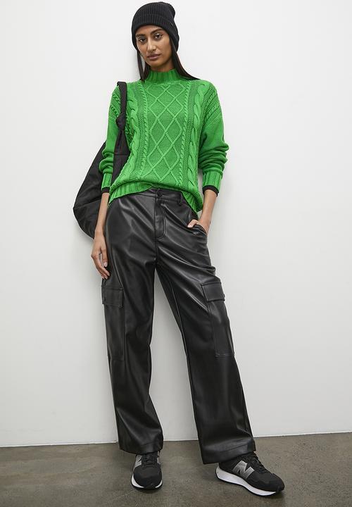 Superbalist - Cable funnel neck - green