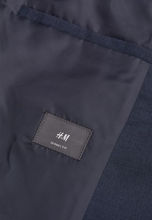 H&M - Skinny fit jacket - dark blue