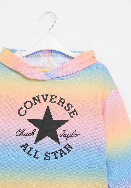 Converse - Teen Gradient printed boxy hoo - sunny oasis