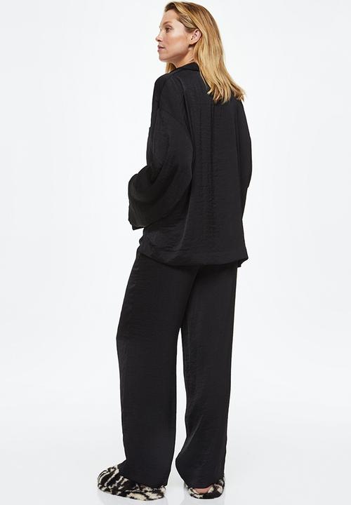 H&M - Satin pyjamas - black