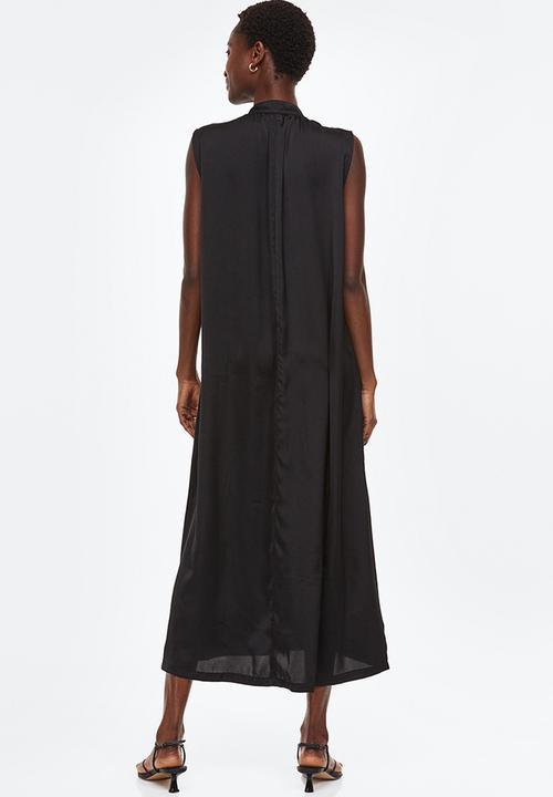 H&M - Button-front dress - black
